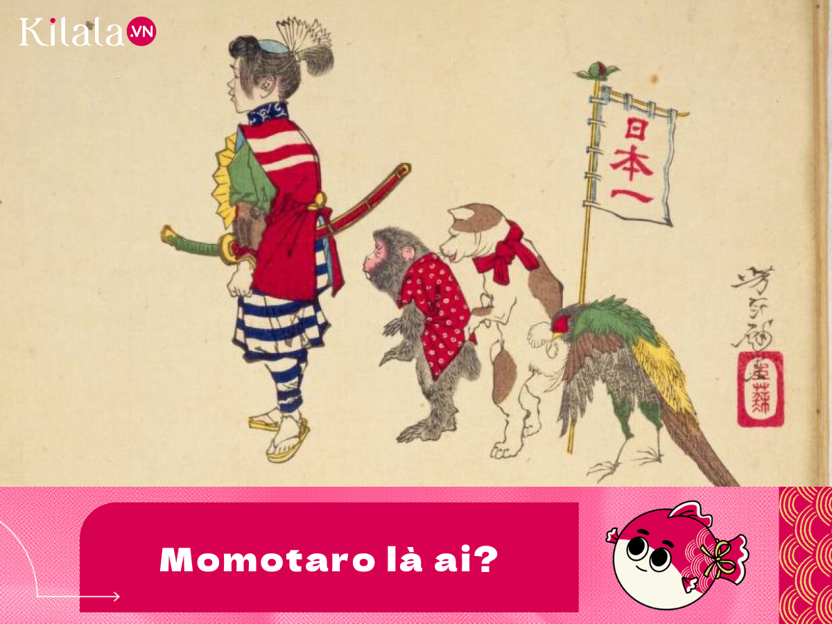 Momotaro và các bạn đồng hành