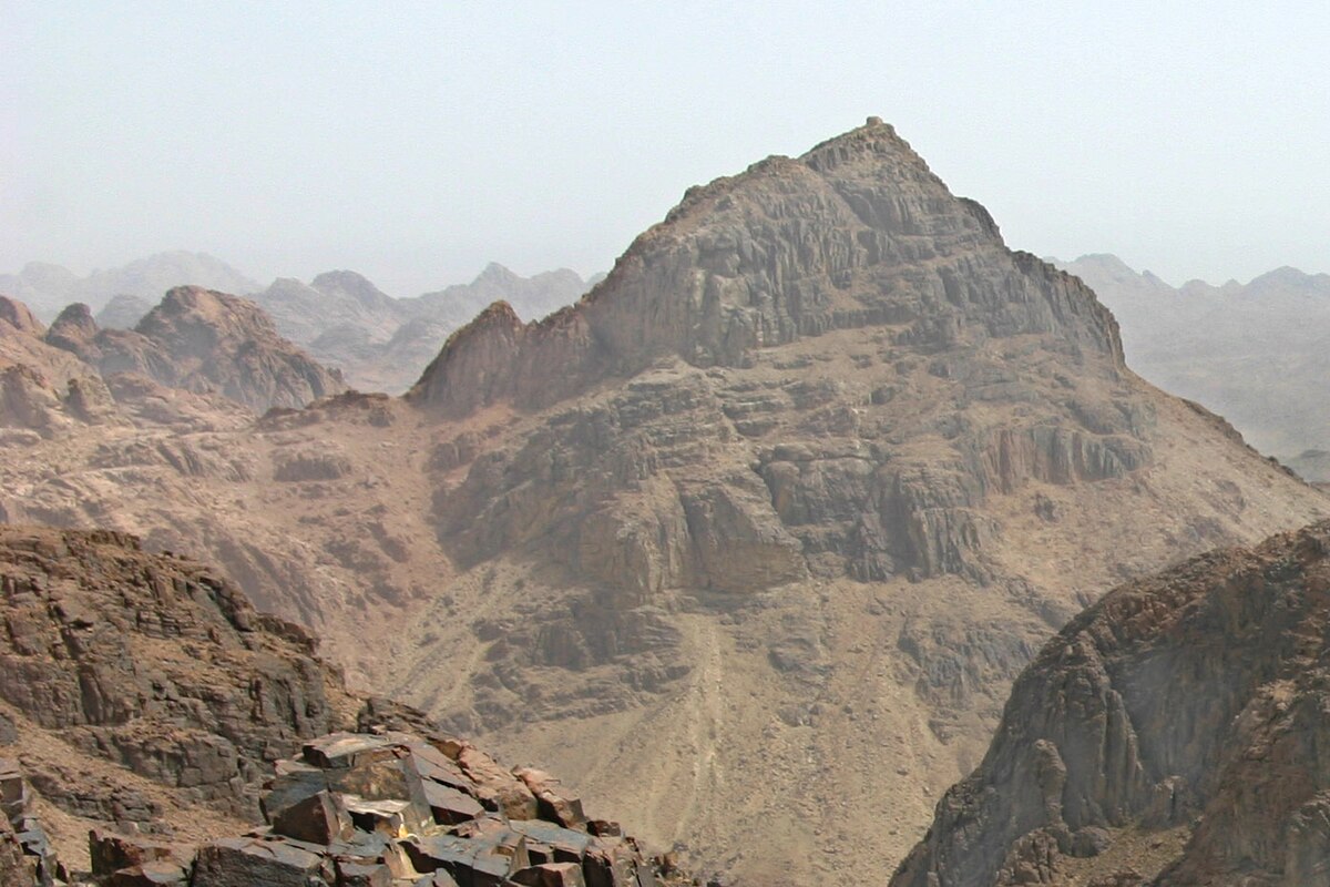Núi Sinai từ phía Tây Nam