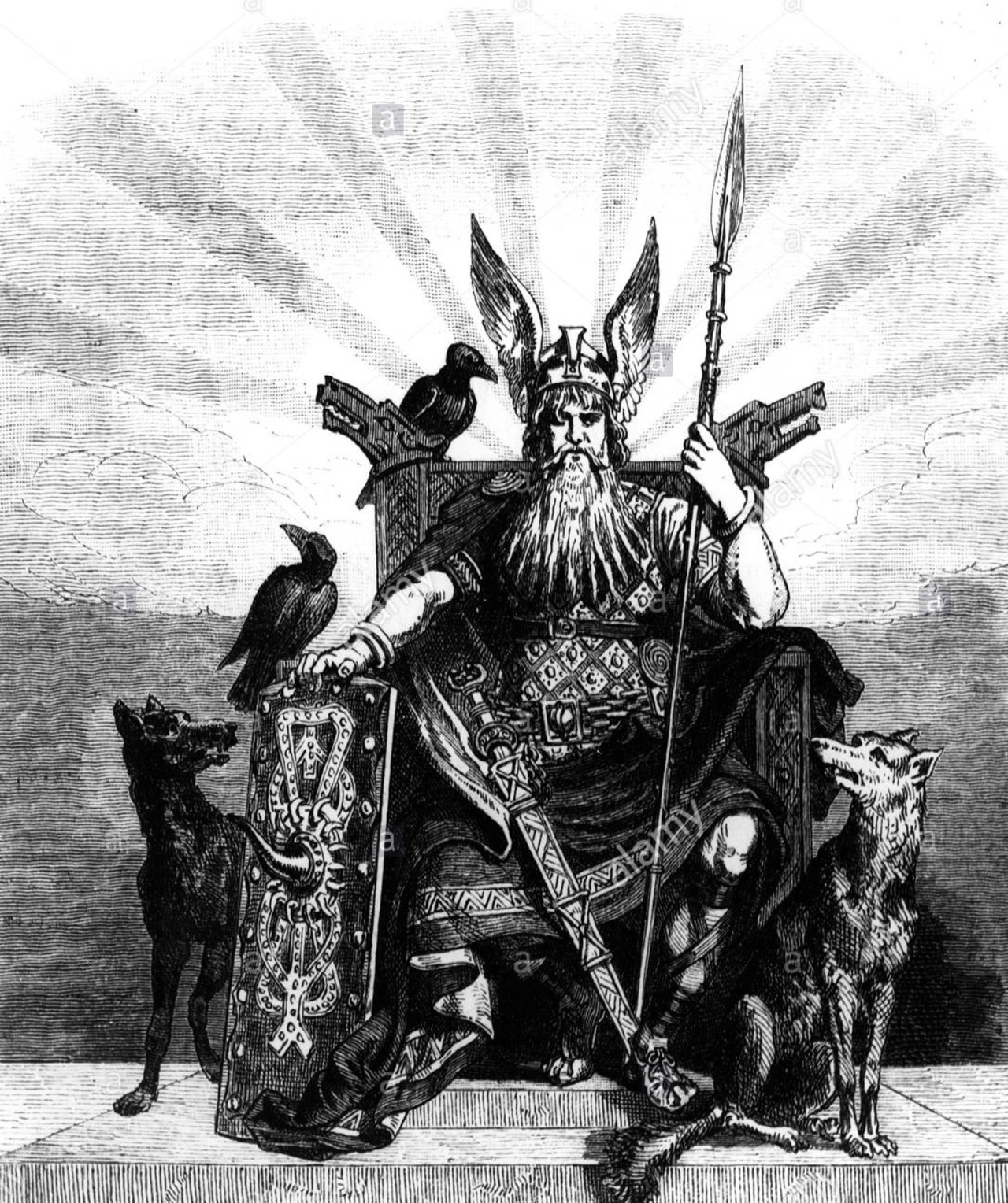 Biểu tượng mắt Odin trong nghệ thuật