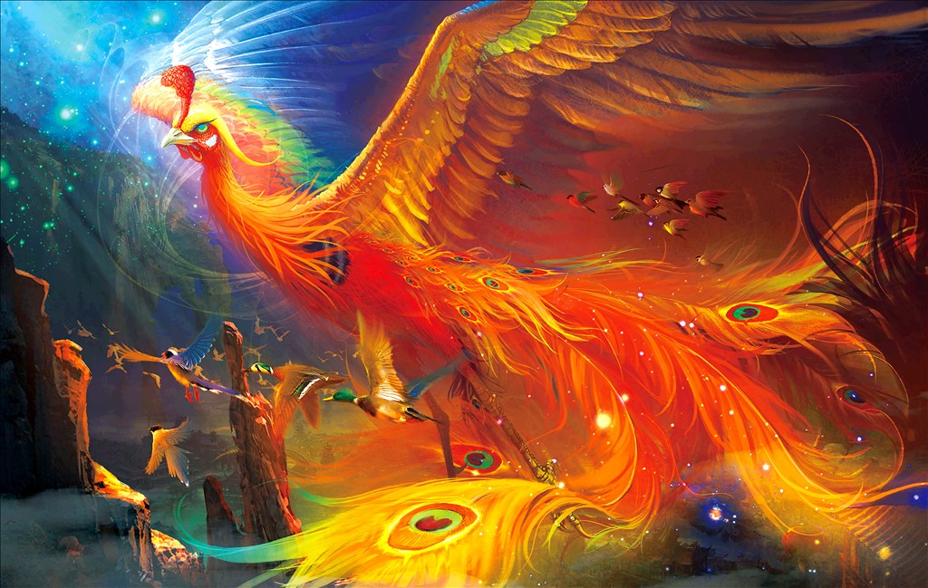 Phượng hoàng Bennu biểu tượng sự tái sinh