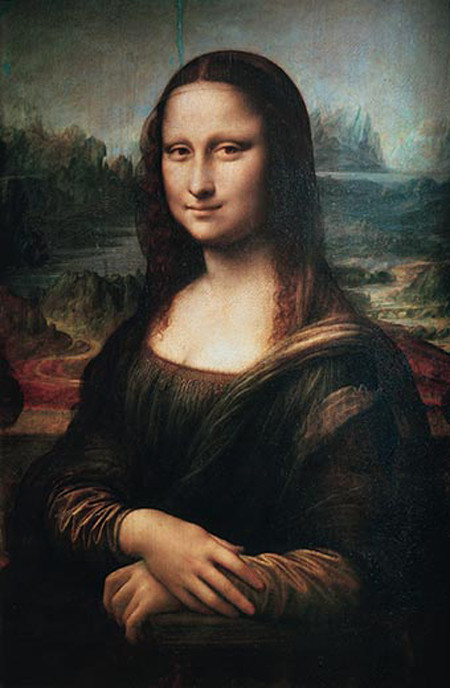 Vincenzo Peruggia với Mona Lisa