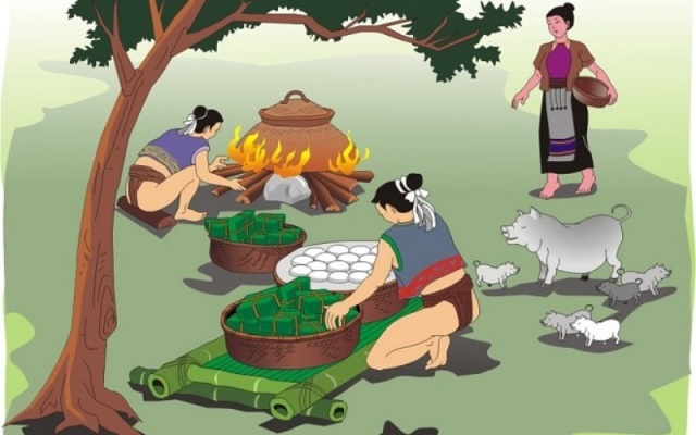 B&aacute;nh chưng v&agrave; b&aacute;nh giầy