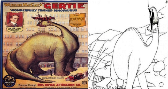 Gertie the Dinosaur – Bộ Phim Hoạt Hình Đầu Tiên Có Nhân Vật