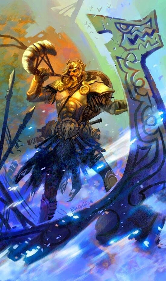 Heimdall canh gác cầu Bifrost