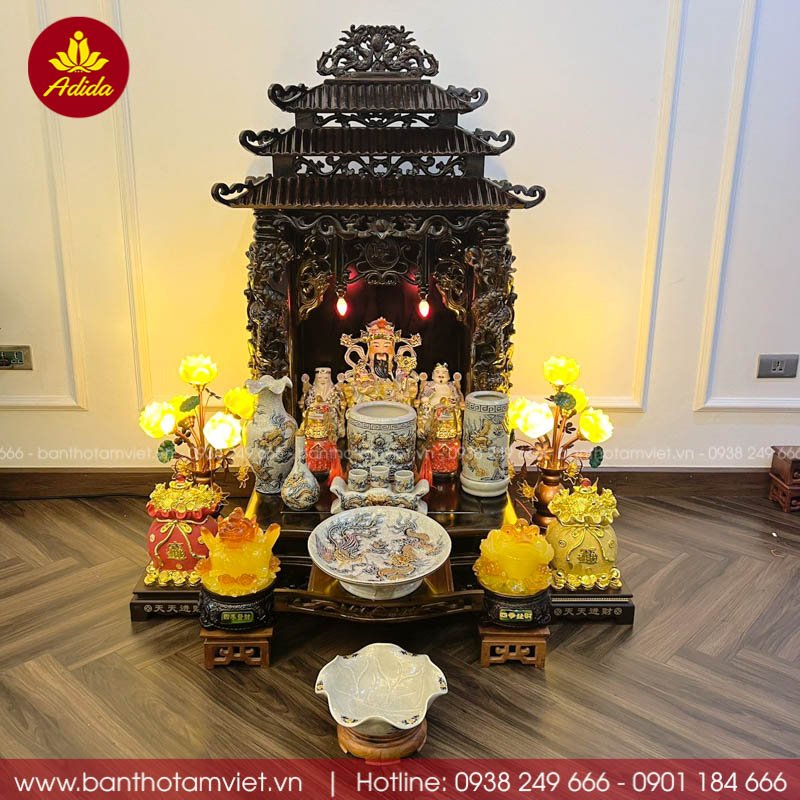 Cách lập bàn thờ Thần Tài chuẩn phong thủy