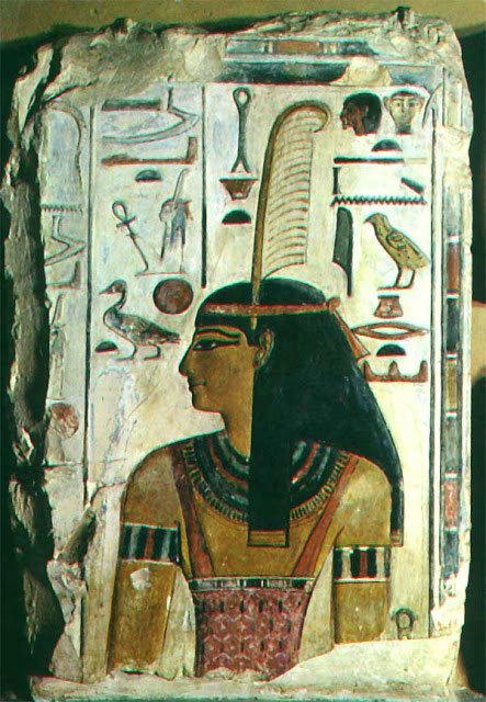 Minh họa nghi thức cân tim với Ma'at