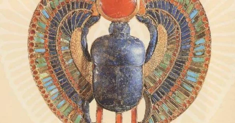 Bọ hung (Scarab): Biểu tượng thiêng liêng của sự sống và mặt trời 6 Biểu tượng bọ hung Ai Cập cổ đại