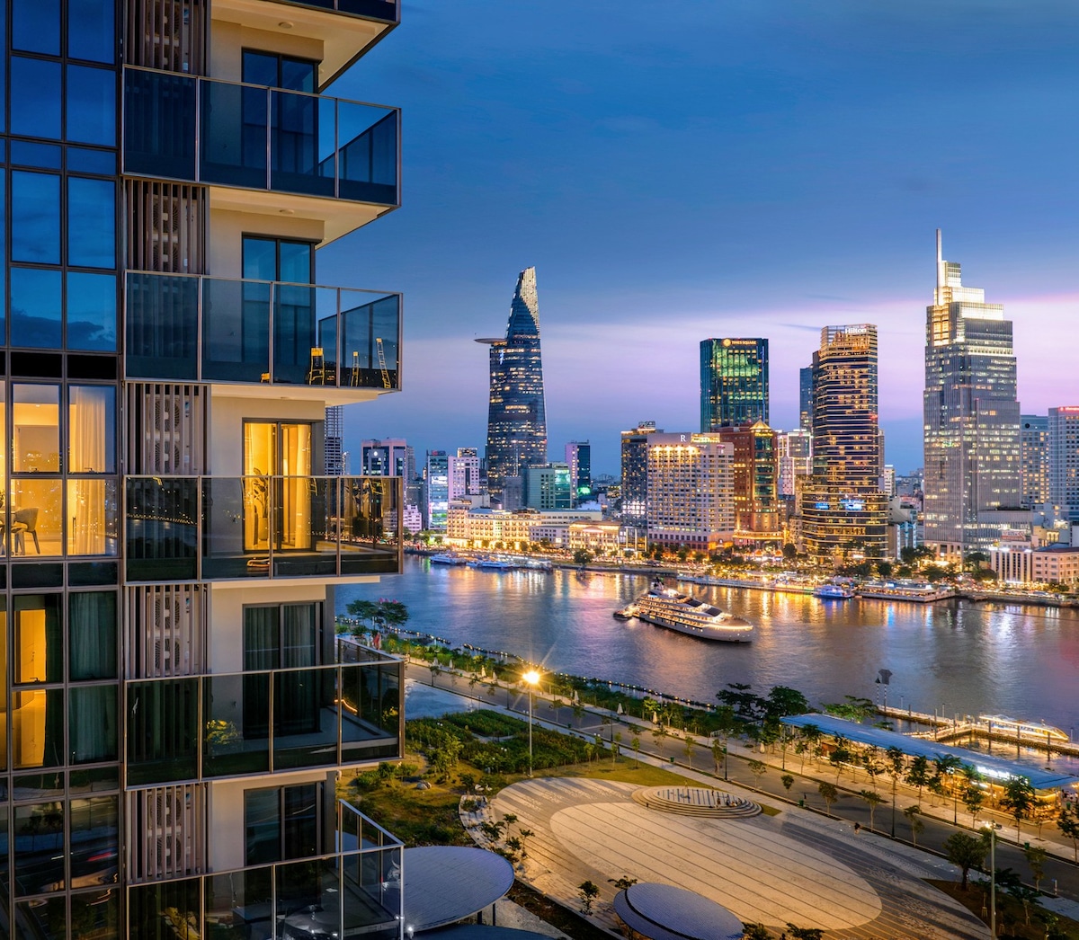 Chi tiết kiến trúc búp sen Tòa nhà Bitexco