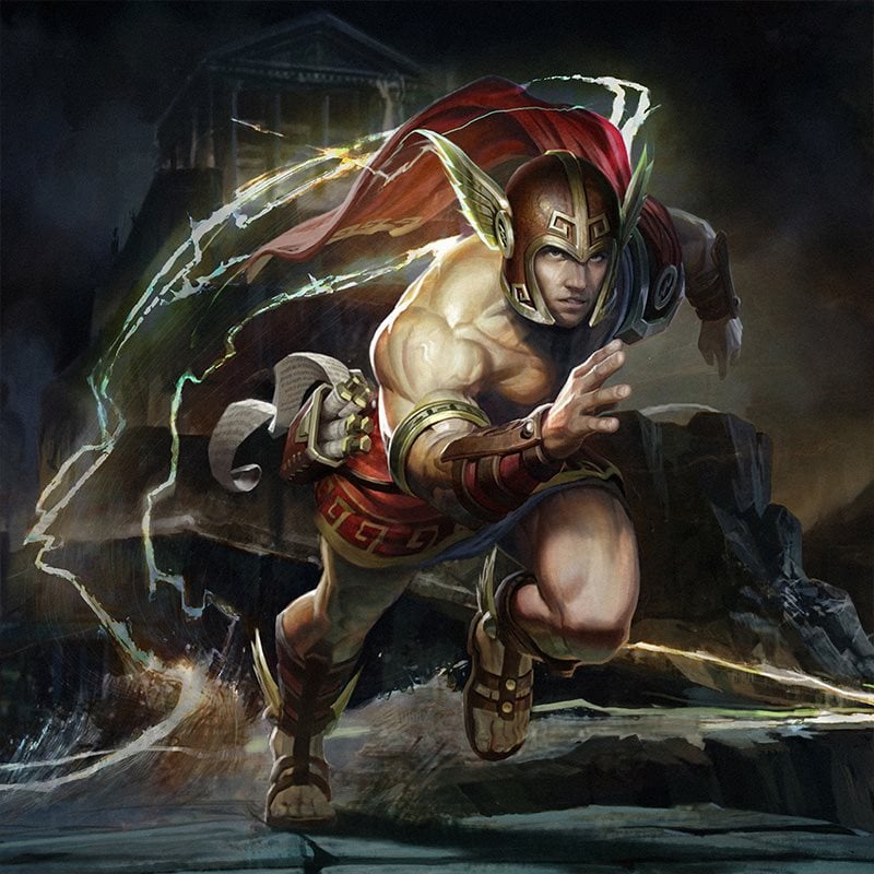 Hermes con của Zeus v&agrave; Maia