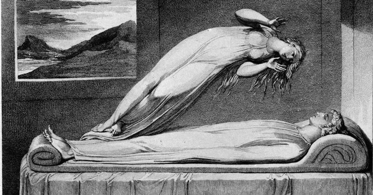 Hình minh họa linh hồn rời khỏi cơ thể