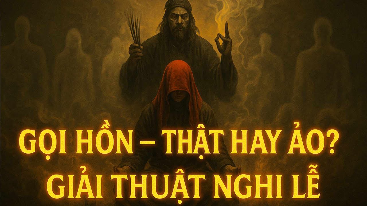 Hình ảnh minh họa buổi gọi hồn với bàn cầu cơ và nến