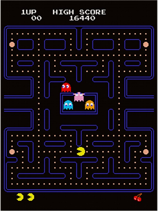 Hình ảnh gameplay Pac-Man cổ điển