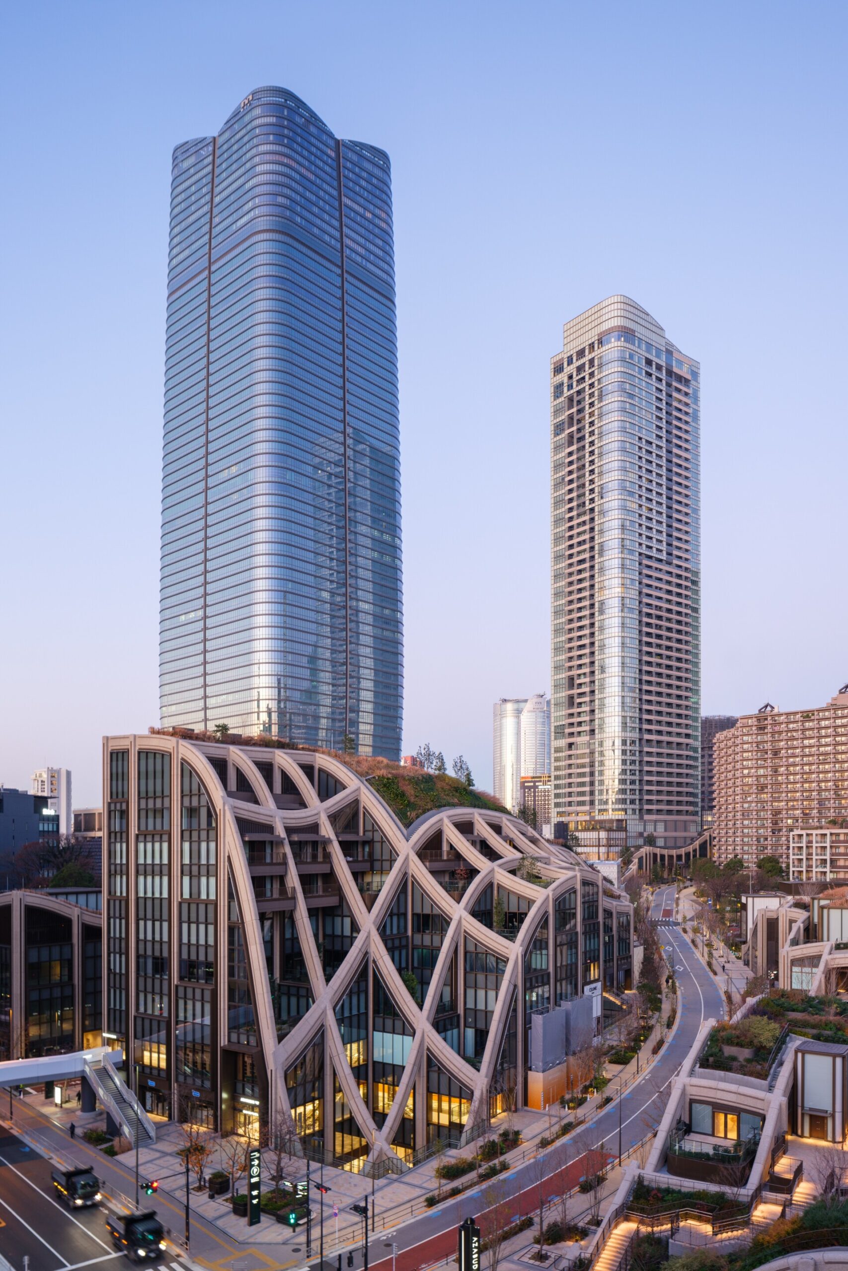 Tòa nhà chọc trời chịu được động đất mạnh – Kỳ quan kiến trúc hiện đại 6 Azabudai Hills, tòa nhà chọc trời chịu được động đất