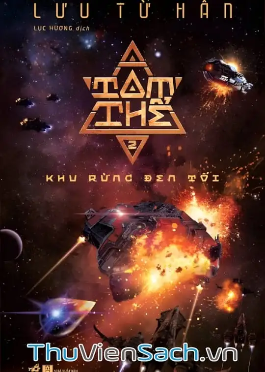 Minh họa khu rừng tối tượng trưng cho Dark Forest theory với các nền văn minh ẩn mình trong vũ trụ nguy hiểm