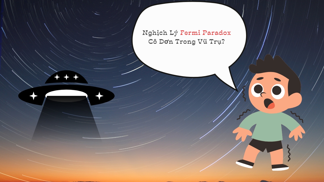 Enrico Fermi phát biểu về nghịch lý Fermi và vũ trụ im lặng