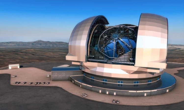 Kính viễn vọng Extremely Large Telescope ELT với cấu trúc gương khổng lồ quan sát vũ trụ sâu thẳm