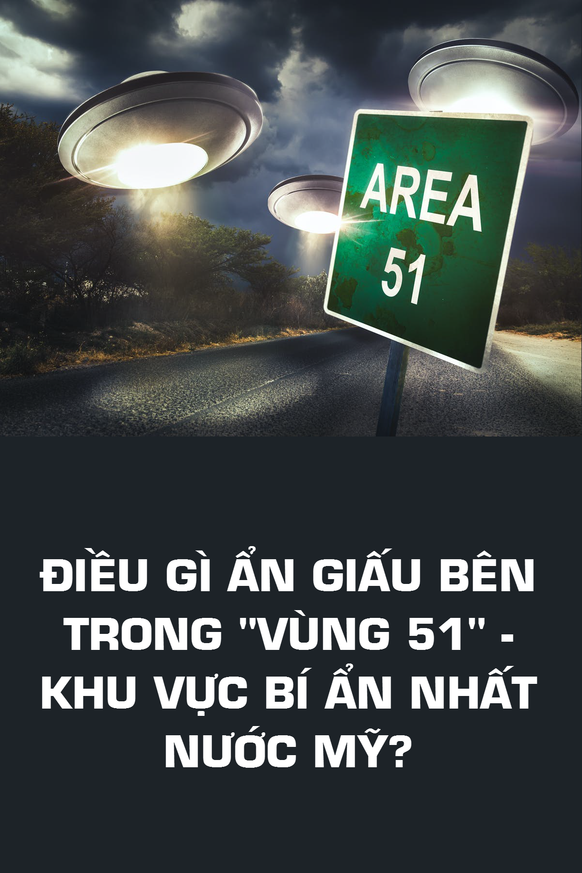 Hình ảnh minh họa UFO và thuyết âm mưu liên quan đến Area 51 trong văn hóa đại chúng