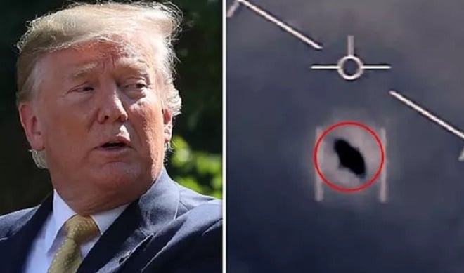 Hình ảnh liên quan đến UFO và Tổng thống Mỹ trong bối cảnh truyền thông và các câu hỏi về người ngoài hành tinh