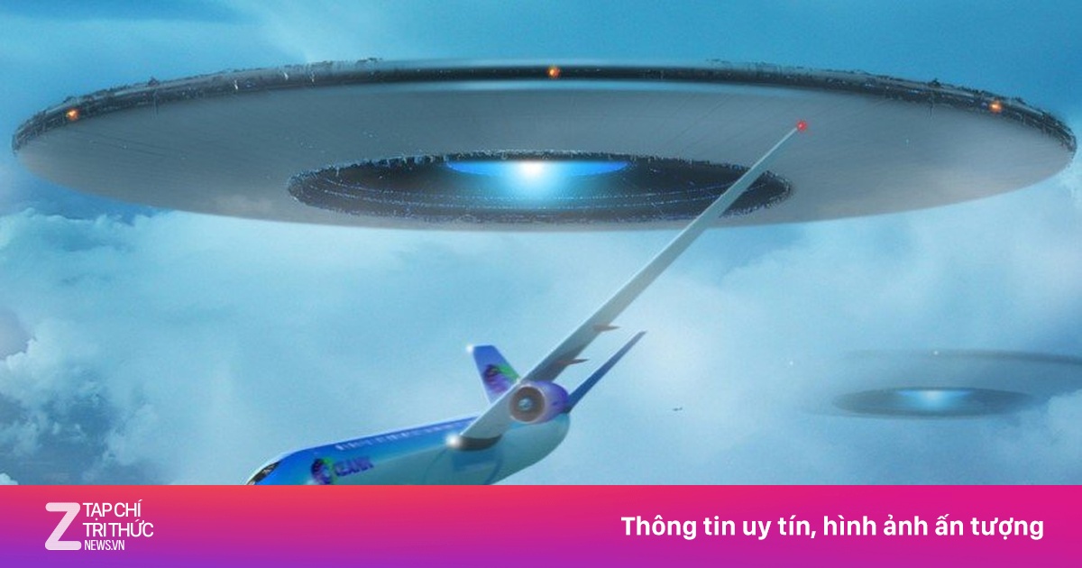 Minh họa cuộc chạm trán UFO của chuyến bay JAL 1628 trên bầu trời Alaska năm 1986