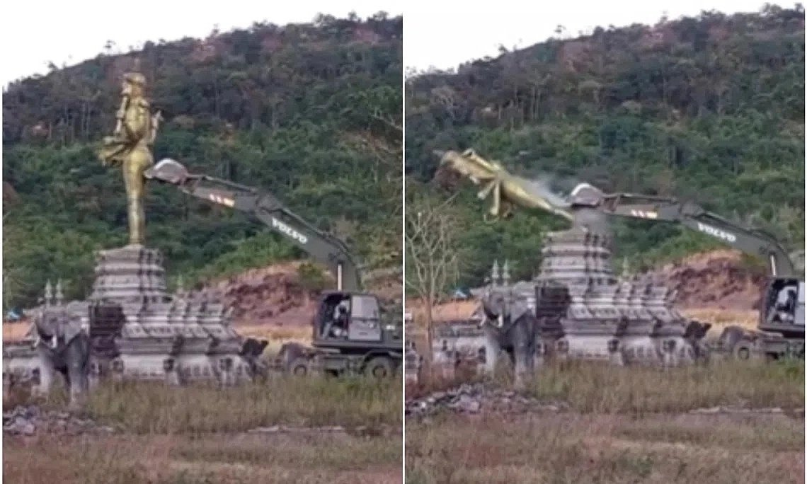 Toàn cảnh khu vực Thái Lan liên quan đến hoạt động quân sự và bầu trời nơi xuất hiện tin đồn UFO