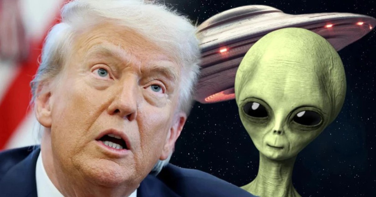 Hình ảnh Tổng thống Mỹ Donald Trump liên quan đến chủ đề UFO và các phát ngôn về hiện tượng ngoài hành tinh